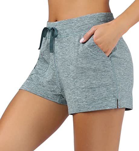 Lightweight Lounge Heather Shorts for Women - 3X-Large Heather Sage