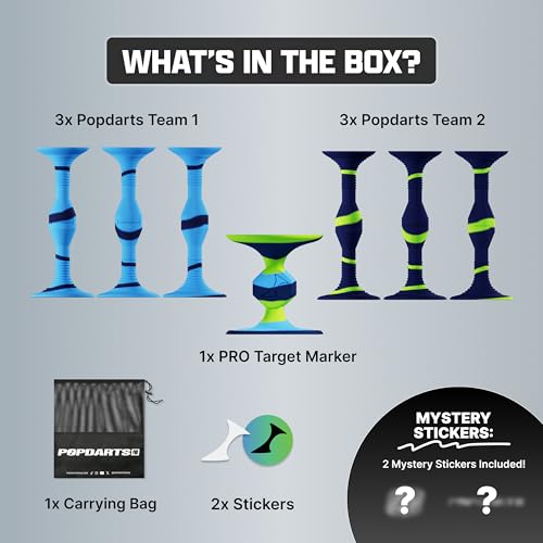 Popdarts PRO Pack Game Set - Drizzle | Indoor & Outdoor Throwing Game