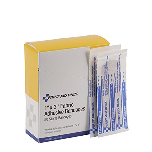 Flexible Fabric Adhesive Bandages 1" x 3" - 50 Count Box