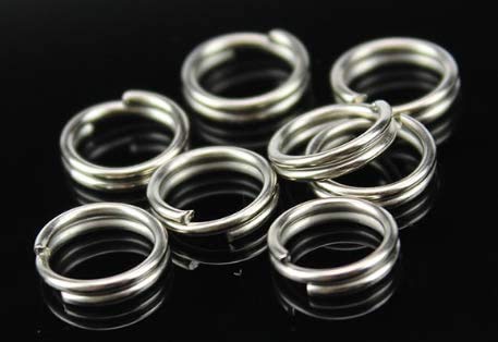 400pcs Stainless Steel Fishing Split Rings Kit with Storage Box