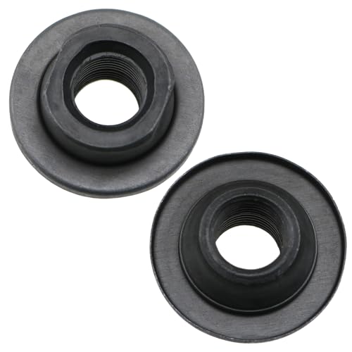 4-Pack Bicycle Rear Axle Nuts - Black Alloy Steel Replacement