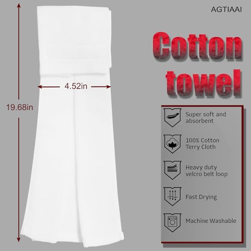 Cotton White Football Towel Quarterback - Hand Towels with Hook and