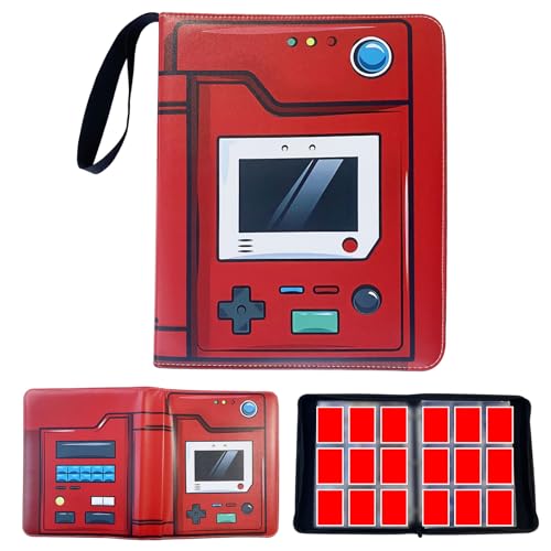 Trading Card Binder with 9-Pocket Pages for Sports & Gaming Cards, 900 Capacity