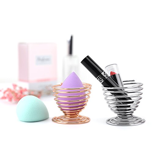 Stainless Steel Beauty Blender Holder - Silver