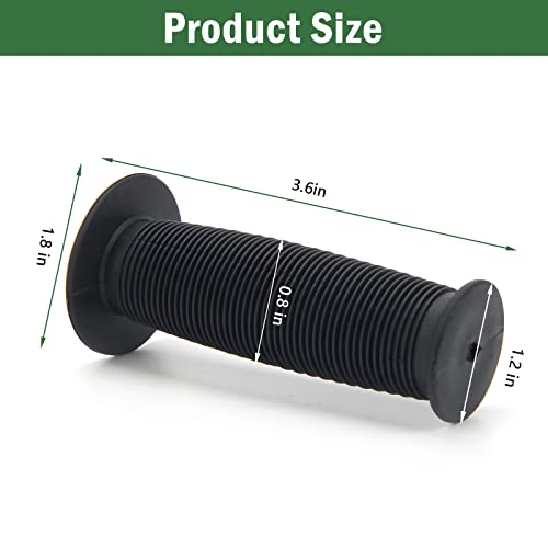 Bike Grips for Kids - Non-Slip Rubber, 90mm - Black