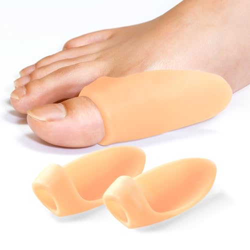Promifun Beige Gel Bunion Protector Shields 10 Pack for Big Toe Relief