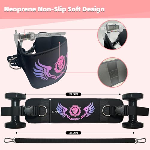Heavy Duty Hip Thrust Belt for Glute Training - Purple