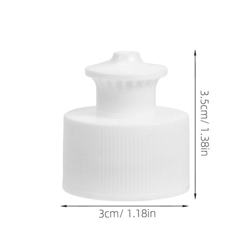 20Pcs 28mm Leak-Proof Sports Bottle Lids - Push-Pull Design for Gym & Outdoor Water Bottles
