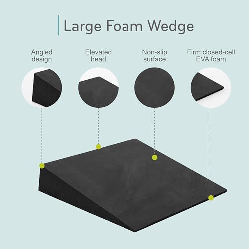 Large Foam Wedge for Pilates - Portable Exercise Support