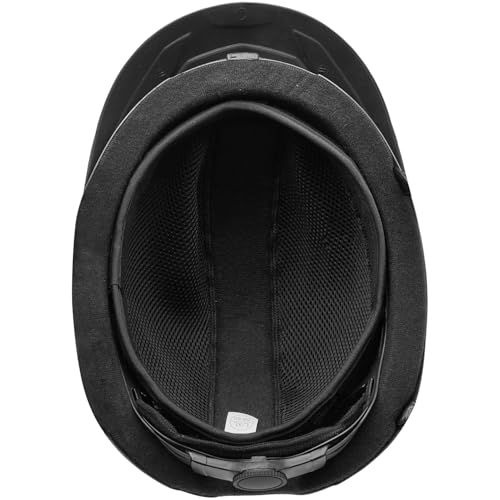 Adult Deluxe Schooler Riding Helmet - Lightweight Adjustable - Black Medium-Large