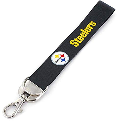 Deluxe Wristlet Keychain - Pittsburgh Steelers - 5 Inches