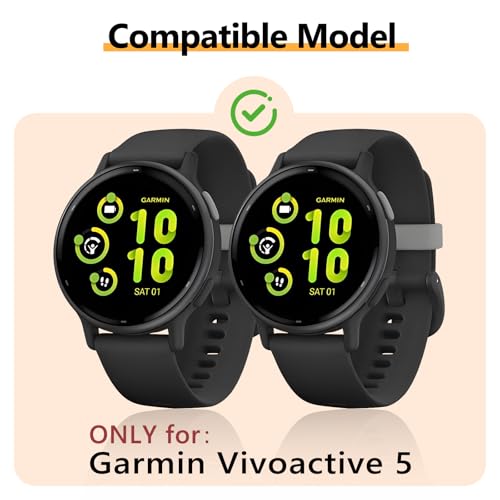 Soft TPU Screen Protector Case for Garmin Vivoactive 5 - Clear