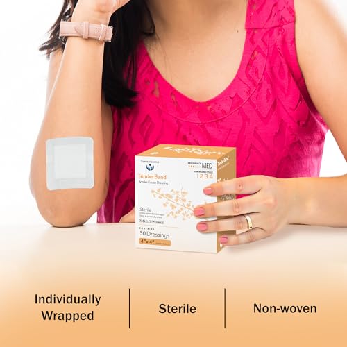 4x4 Bordered Gauze Island Dressing - 25 Wound Bandages