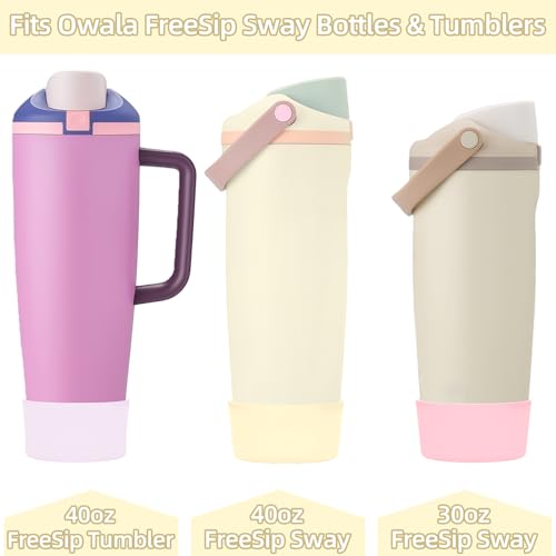 Silicone Boot for Owala 30oz & 40oz Bottles - Cream (2 Pack)