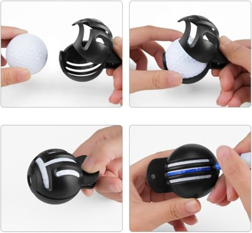 Golf Ball Alignment Tool Set - Fade-Resistant Marking System
