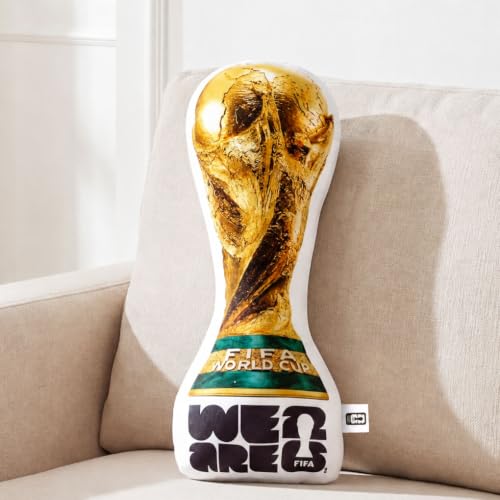 FIFA 2026 World Cup Trophy Plush Pillow - 14.5 Inch