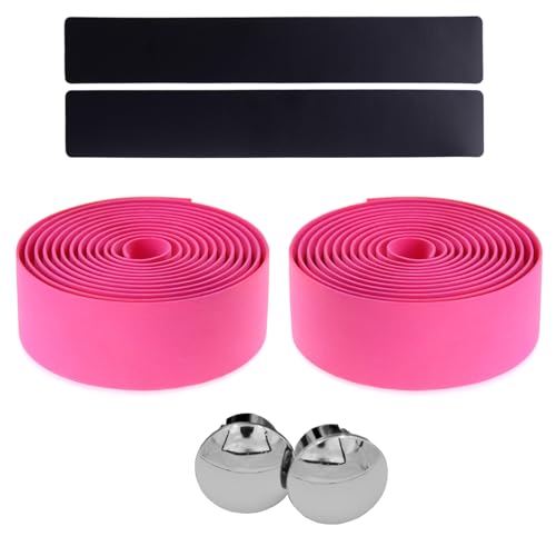 EVA Road Bike Handlebar Tape - Pink, 2PCS Set
