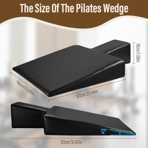 12° Non-Slip Pilates Wedge for Prenatal Exercise & Beginners