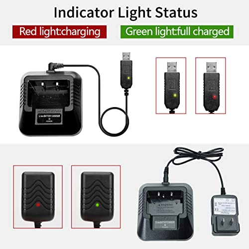 Li-ion Desktop Charger for UV-5R Series Two-Way Radios