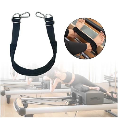 Pilates Hook and Tie Straps - 27.6-Inch Cotton Foot Straps