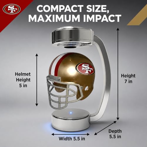 NFL Mini Hover Helmet - San Francisco 49ers - 5.5" Replica