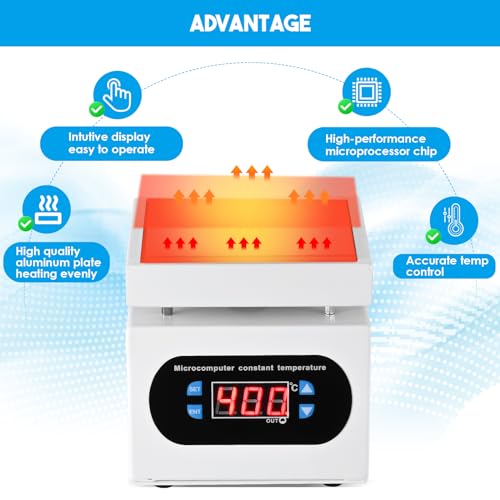 110V 350W Soldering Hot Plate LED Microcomputer Electric Preheat Soldering Station Welder Hot Plate Rework Heater Lab 100X100mm Plate