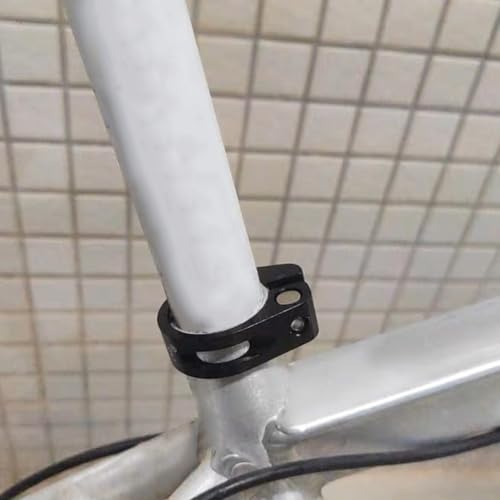 Aluminum Alloy Bike Seat Post Clamp 31.8mm - Bolt-On Black