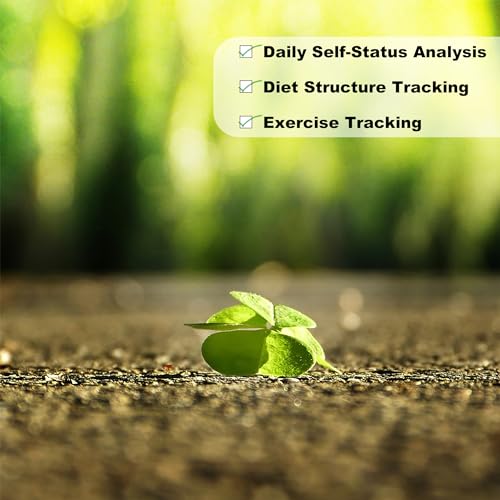 Wellness Planner & Fitness Log - A5 Daily Health Journal, Green