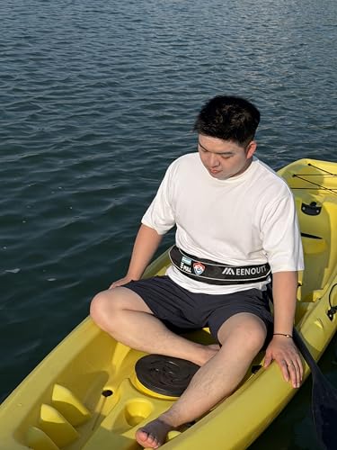 Automatic Inflatable Waist PFD for Water Sports - Black