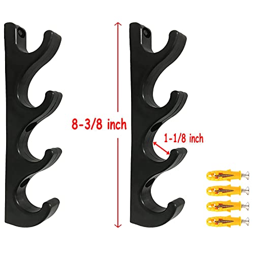 Wall-Mounted Sword Rack - Four-Layer Display Holder - 2 Pack