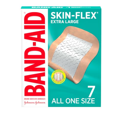 Skin-Flex Extra Large Adhesive Bandages - 7 Count Flexible Wound Protection
