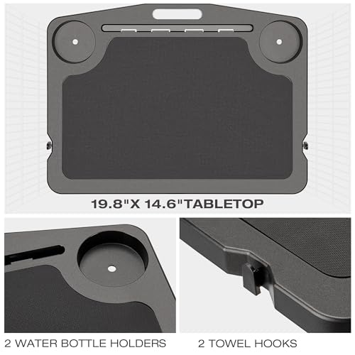 Adjustable Height Indoor Cycling Desk - Foldable Laptop Stand