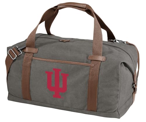 Indiana University Duffel Bag - Durable Canvas Travel Bag