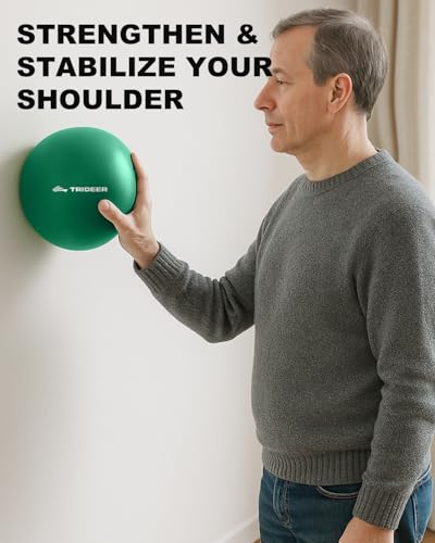 9 Inch Mini Pilates Ball for Physical Therapy - Green with Inflation Straw