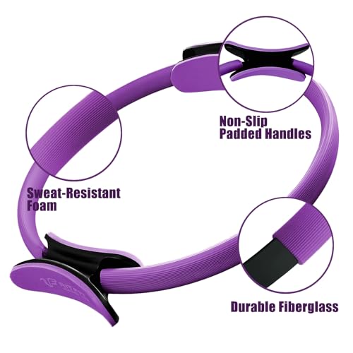 14-Inch Pilates Ring for Inner Thigh Toning - Lightweight & Portable