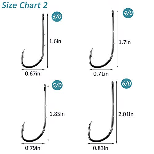 Baitholder Fishing Hooks - Barbed Shank Beak Hooks #4, 100pcs