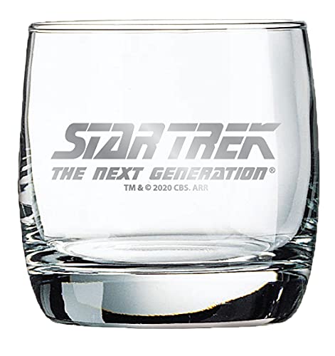 Star Trek Next Generation Whiskey Glasses Set of 2 - 10 oz Collectible Gift