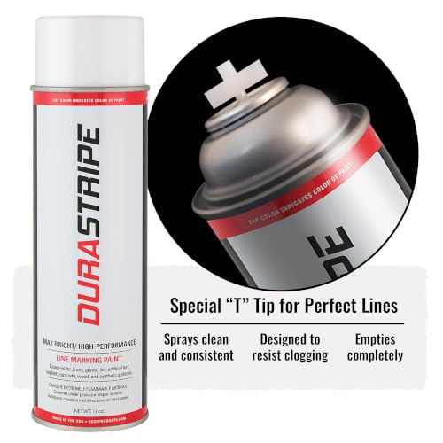 Field Marking Paint - White, 12 Cans of 18oz Each