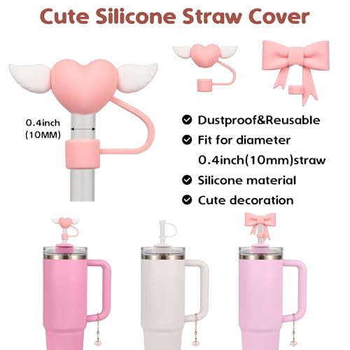 Stanley Cup Accessories Set - Cherry Blossom | Straw Covers, Boot, Stoppers