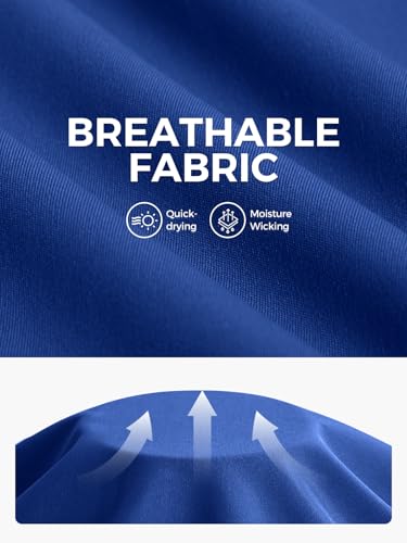 Boys Athletic T-Shirt - Dry Fit Short Sleeve Crewneck - Navy, 13-14 Years