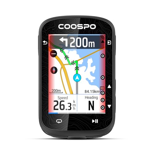 COOSPO CS600 GPS Bike Computer - Waterproof Touchscreen Speedometer