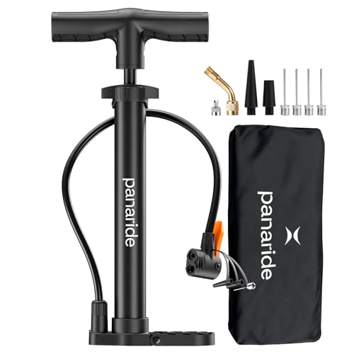 Compact Bike Pump with Dual Presta & Schrader Valves - 120 PSI