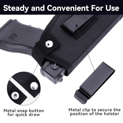 Universal Concealed Carry Gun Holster - 5.51in x 2.95in