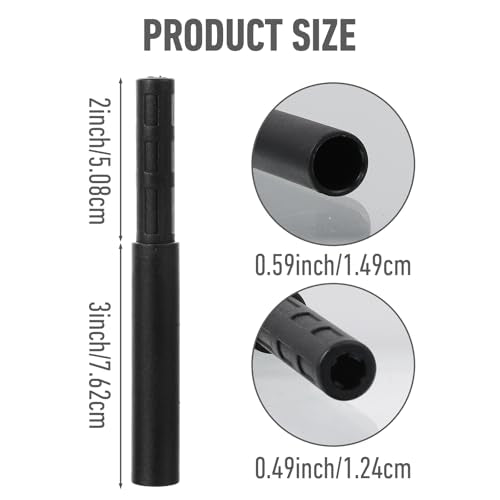 4 Pcs Golf Club Shaft Extensions for Iron and Wood - Black