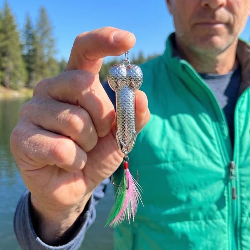 Luminous Gag Fishing Lure Set - Silver Funny Bass Spinner Baits