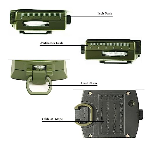 Hiking Compass for Survival - Water-Resistant Pocket Compass - Navy