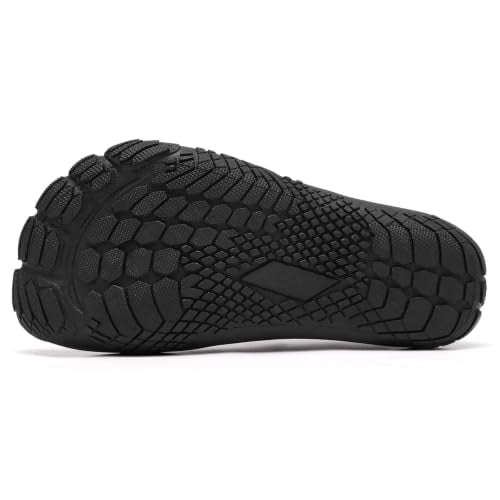 Racqua Kids Water Shoes for Boys Girls - Quick-Dry Aqua Shoes, Big Kid (Wzk1660-Black, Size 6)