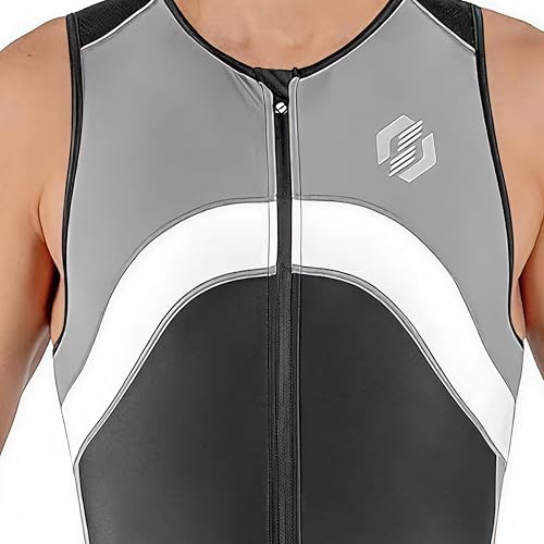 Premium Sleeveless Triathlon Suit for Men - Quick Drying with Large Pocket