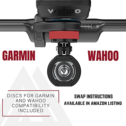 KOM Cycling Quick Release Bike Computer & GoPro Mount Kit for Garmin Wahoo - Black