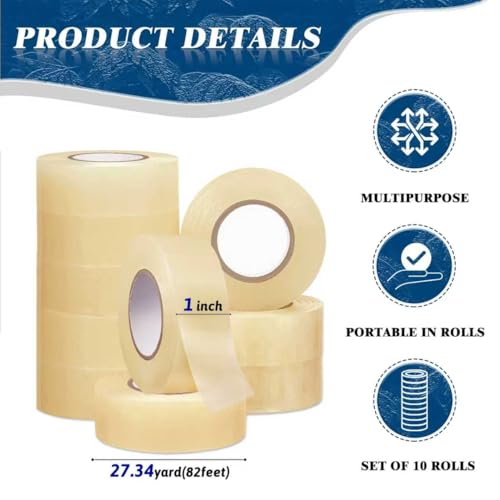 Golden Sport 10 Pack Clear Hockey Tape PVC Strong Adhesive Wraps